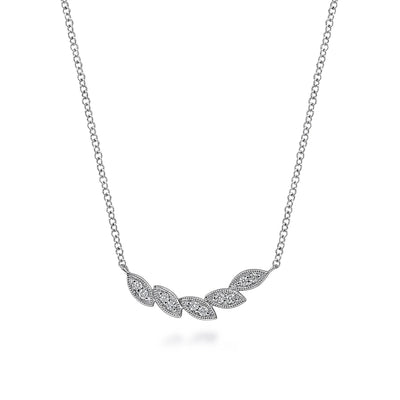 Leaves Diamond Necklace - SHOPKURY.COM