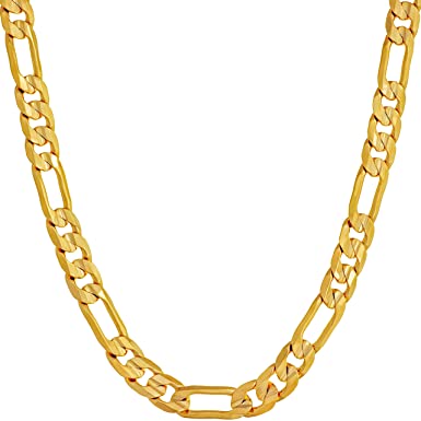 Figaro 6mm Link Chain by Kury - Available at SHOPKURY.COM. Free Shipping on orders over $200. Trusted jewelers since 1965, from San Juan, Puerto Rico.