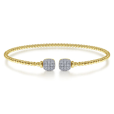 Cushion Shape Diamond Bracelet by Gabriel & Co. - Available at SHOPKURY.COM. Free Shipping on orders over $200. Trusted jewelers since 1965, from San Juan, Puerto Rico.