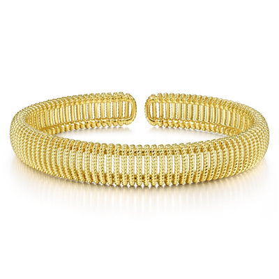 Open Pattern Cuff Bracelet by Gabriel & Co. - Available at SHOPKURY.COM. Free Shipping on orders over $200. Trusted jewelers since 1965, from San Juan, Puerto Rico.