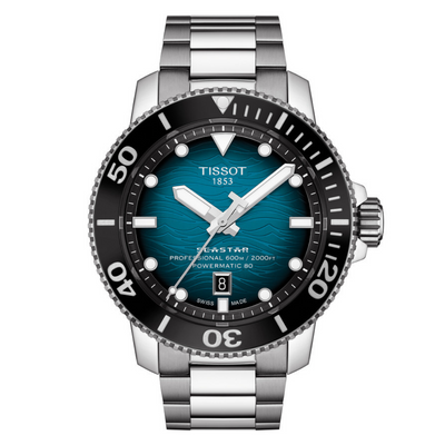 Seastar Professional 2000 Aqua by Tissot - Available at SHOPKURY.COM. Free Shipping on orders over $200. Trusted jewelers since 1965, from San Juan, Puerto Rico.