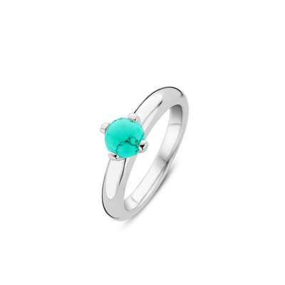 Turquoise Glimmer Ring by Ti Sento - Available at SHOPKURY.COM. Free Shipping on orders over $200. Trusted jewelers since 1965, from San Juan, Puerto Rico.