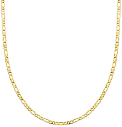 Figaro 2.5mm Link Chain by Kury - Available at SHOPKURY.COM. Free Shipping on orders over $200. Trusted jewelers since 1965, from San Juan, Puerto Rico.