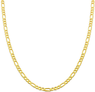 Figaro 4.5mm Link Chain by Kury - Available at SHOPKURY.COM. Free Shipping on orders over $200. Trusted jewelers since 1965, from San Juan, Puerto Rico.