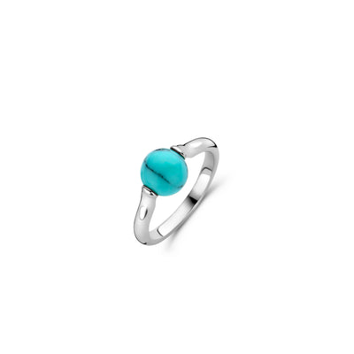 Beady Big Turquoise Ring by Ti Sento - Available at SHOPKURY.COM. Free Shipping on orders over $200. Trusted jewelers since 1965, from San Juan, Puerto Rico.