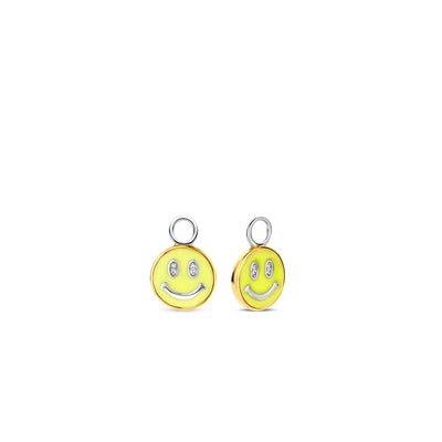 Smiley Enamel Ear Charms by Ti Sento - Available at SHOPKURY.COM. Free Shipping on orders over $200. Trusted jewelers since 1965, from San Juan, Puerto Rico.