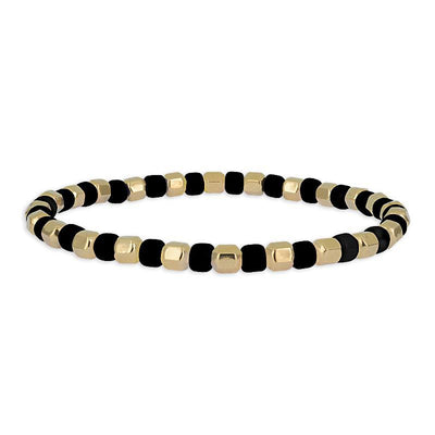 Contrast Black Bead Bracelet by Kury Sale - Available at SHOPKURY.COM. Free Shipping on orders over $200. Trusted jewelers since 1965, from San Juan, Puerto Rico.