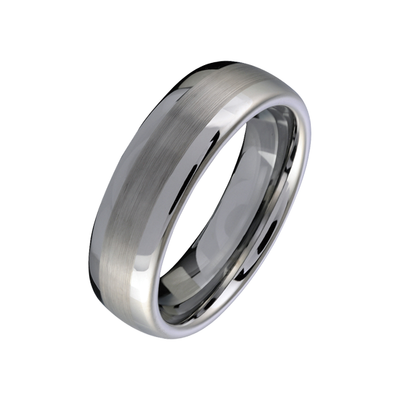 Tungsten Carbide Pipe 6mm Ring by Italgem - Available at SHOPKURY.COM. Free Shipping on orders over $200. Trusted jewelers since 1965, from San Juan, Puerto Rico.