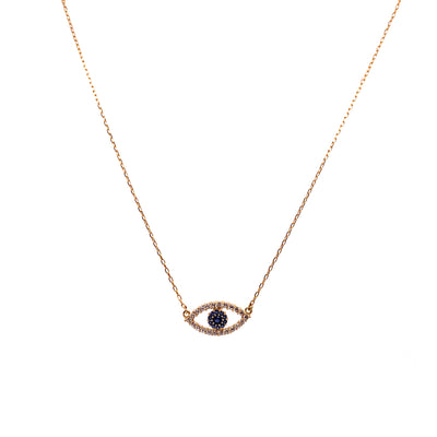 Evil Eye Zirconias Necklace by Kury - Available at SHOPKURY.COM. Free Shipping on orders over $200. Trusted jewelers since 1965, from San Juan, Puerto Rico.