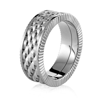 R-olex Design 8mm Ring by Italgem - Available at SHOPKURY.COM. Free Shipping on orders over $200. Trusted jewelers since 1965, from San Juan, Puerto Rico.