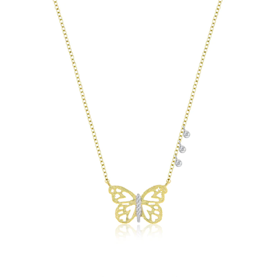 Butterfly Diamond Necklace - SHOPKURY.COM
