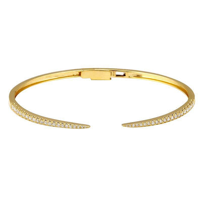 Thin Claw Diamond Bracelet 14K by Kury - Available at SHOPKURY.COM. Free Shipping on orders over $200. Trusted jewelers since 1965, from San Juan, Puerto Rico.