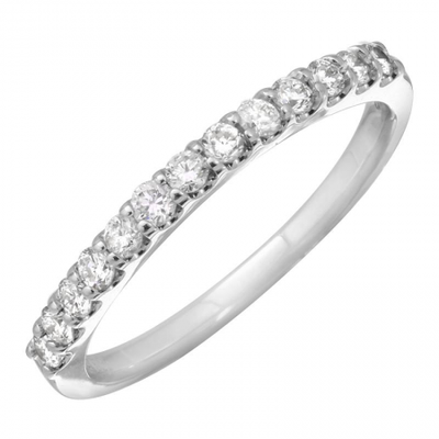 Diamond Band by Kury Bridal - Available at SHOPKURY.COM. Free Shipping on orders over $200. Trusted jewelers since 1965, from San Juan, Puerto Rico.