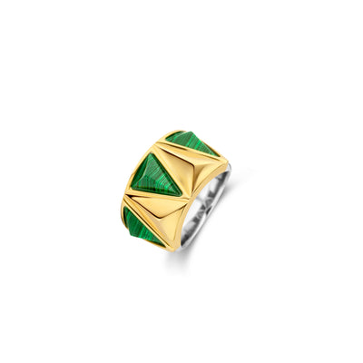 Rebel Malachite Ring by Ti Sento - Available at SHOPKURY.COM. Free Shipping on orders over $200. Trusted jewelers since 1965, from San Juan, Puerto Rico.