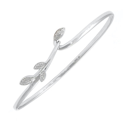 Diamond Vine Bangle Bracelet by Kury - Available at SHOPKURY.COM. Free Shipping on orders over $200. Trusted jewelers since 1965, from San Juan, Puerto Rico.