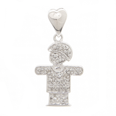 14K Boy Pendant by Kury - Available at SHOPKURY.COM. Free Shipping on orders over $200. Trusted jewelers since 1965, from San Juan, Puerto Rico.
