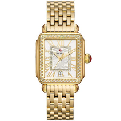Deco Madison Yellow/Diamonds by MICHELE - Available at SHOPKURY.COM. Free Shipping on orders over $200. Trusted jewelers since 1965, from San Juan, Puerto Rico.