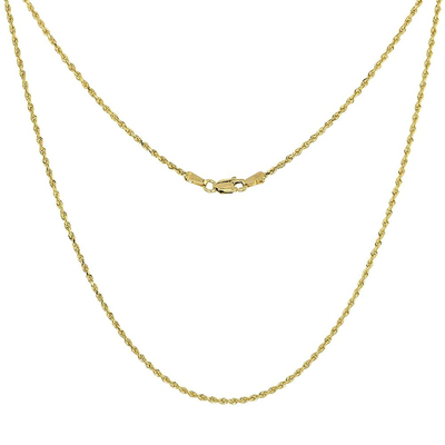 Rope Chain 1.5MM by Kury - Available at SHOPKURY.COM. Free Shipping on orders over $200. Trusted jewelers since 1965, from San Juan, Puerto Rico.