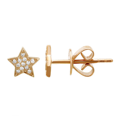 Star Pave Diamond Stud Earrings by Kury - Available at SHOPKURY.COM. Free Shipping on orders over $200. Trusted jewelers since 1965, from San Juan, Puerto Rico.