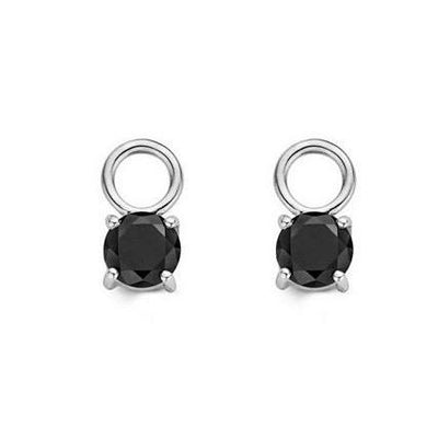 Black Zirconia Ear Charm by Ti Sento - Available at SHOPKURY.COM. Free Shipping on orders over $200. Trusted jewelers since 1965, from San Juan, Puerto Rico.
