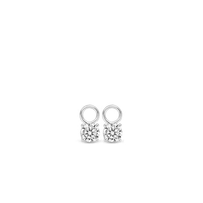 6mm Zirconia Ear Charms by Ti Sento - Available at SHOPKURY.COM. Free Shipping on orders over $200. Trusted jewelers since 1965, from San Juan, Puerto Rico.