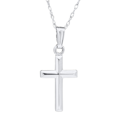 Kids Cross Necklace by Kury - Available at SHOPKURY.COM. Free Shipping on orders over $200. Trusted jewelers since 1965, from San Juan, Puerto Rico.