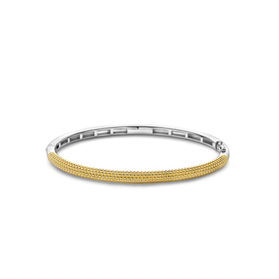 Urchin Golden Bangle Bracelet by Ti Sento - Available at SHOPKURY.COM. Free Shipping on orders over $200. Trusted jewelers since 1965, from San Juan, Puerto Rico.