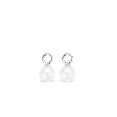8mm Pearl Ear Charms by Ti Sento - Available at SHOPKURY.COM. Free Shipping on orders over $200. Trusted jewelers since 1965, from San Juan, Puerto Rico.