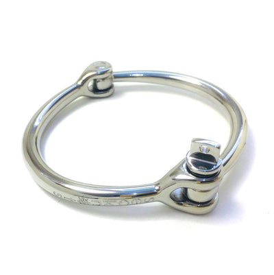 Double Shackle Silver Bracelet by SeaKnots - Available at SHOPKURY.COM. Free Shipping on orders over $200. Trusted jewelers since 1965, from San Juan, Puerto Rico.
