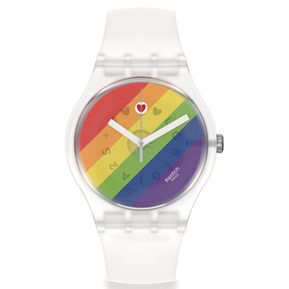 Stripe Fierce by Swatch - Available at SHOPKURY.COM. Free Shipping on orders over $200. Trusted jewelers since 1965, from San Juan, Puerto Rico.