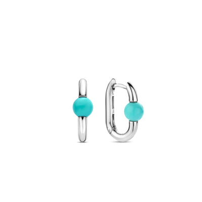 Bead Hardware Turquoise Earrings by Ti Sento - Available at SHOPKURY.COM. Free Shipping on orders over $200. Trusted jewelers since 1965, from San Juan, Puerto Rico.