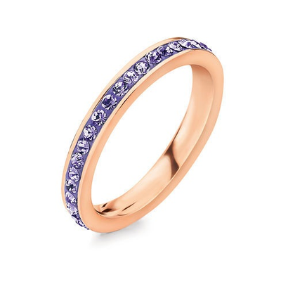 Match and Dazzle Rose Purple Ring by Folli Follie - Available at SHOPKURY.COM. Free Shipping on orders over $200. Trusted jewelers since 1965, from San Juan, Puerto Rico.