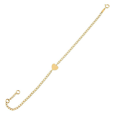 Heart Cuban Link Bracelet by Kury - Available at SHOPKURY.COM. Free Shipping on orders over $200. Trusted jewelers since 1965, from San Juan, Puerto Rico.