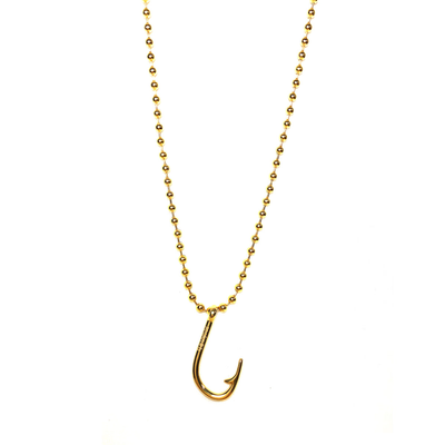 Hook Yellow Necklace by SeaKnots - Available at SHOPKURY.COM. Free Shipping on orders over $200. Trusted jewelers since 1965, from San Juan, Puerto Rico.