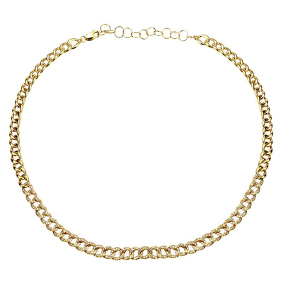 Diamond Cuban Chain Necklace by Kury - Available at SHOPKURY.COM. Free Shipping on orders over $200. Trusted jewelers since 1965, from San Juan, Puerto Rico.