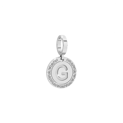 Round Initial G Pendant by REBECCA - Available at SHOPKURY.COM. Free Shipping on orders over $200. Trusted jewelers since 1965, from San Juan, Puerto Rico.