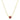 Red Ruby Heart Necklace by Kury - Available at SHOPKURY.COM. Free Shipping on orders over $200. Trusted jewelers since 1965, from San Juan, Puerto Rico.