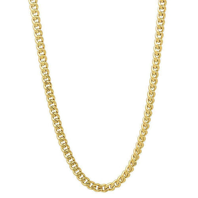 Cuban Solid 3MM Link Chain by Kury - Available at SHOPKURY.COM. Free Shipping on orders over $200. Trusted jewelers since 1965, from San Juan, Puerto Rico.