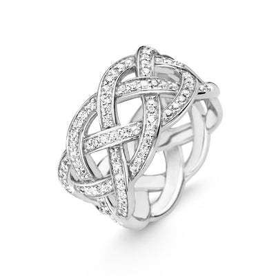 Intricate Ring by Ti Sento - Available at SHOPKURY.COM. Free Shipping on orders over $200. Trusted jewelers since 1965, from San Juan, Puerto Rico.