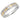 Three Diamond Yellow/White Gold Wedding Band by Kury Bridal - Available at SHOPKURY.COM. Free Shipping on orders over $200. Trusted jewelers since 1965, from San Juan, Puerto Rico.