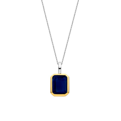 Blue Gem Necklace by Ti Sento - Available at SHOPKURY.COM. Free Shipping on orders over $200. Trusted jewelers since 1965, from San Juan, Puerto Rico.