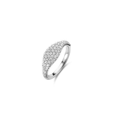 Edgy Pave Ring by Ti Sento - Available at SHOPKURY.COM. Free Shipping on orders over $200. Trusted jewelers since 1965, from San Juan, Puerto Rico.