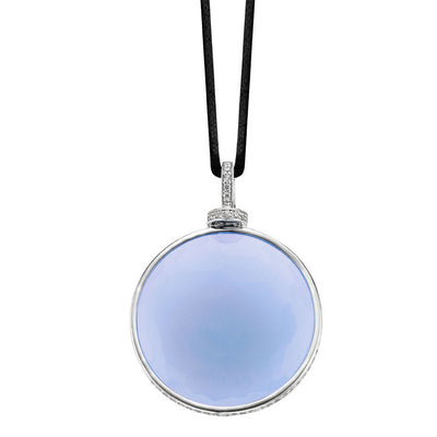 Frosted Blue Pendant by Ti Sento - Available at SHOPKURY.COM. Free Shipping on orders over $200. Trusted jewelers since 1965, from San Juan, Puerto Rico.