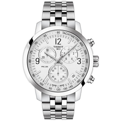 PRC 200 43mm White Chrono by Tissot - Available at SHOPKURY.COM. Free Shipping on orders over $200. Trusted jewelers since 1965, from San Juan, Puerto Rico.