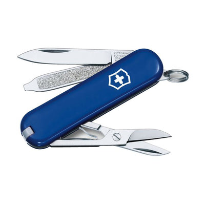 Classic Blue Knife by Victorinox Swiss Army - Available at SHOPKURY.COM. Free Shipping on orders over $200. Trusted jewelers since 1965, from San Juan, Puerto Rico.