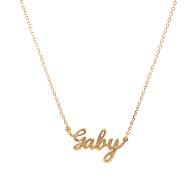 Personalized Name Necklace 4mm Small by Kury - Available at SHOPKURY.COM. Free Shipping on orders over $200. Trusted jewelers since 1965, from San Juan, Puerto Rico.