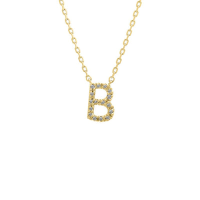 9MM 2Tone Diamond Initial Necklace by Kury Sale - Available at SHOPKURY.COM. Free Shipping on orders over $200. Trusted jewelers since 1965, from San Juan, Puerto Rico.