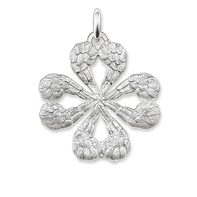 Angel Wings Clover Pendant by THOMAS SABO - Available at SHOPKURY.COM. Free Shipping on orders over $200. Trusted jewelers since 1965, from San Juan, Puerto Rico.